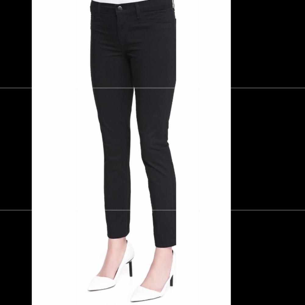J BRAND**Mid-Rise Cropped Rail Jeans*Size 25 $228 - Picture 3 of 11
